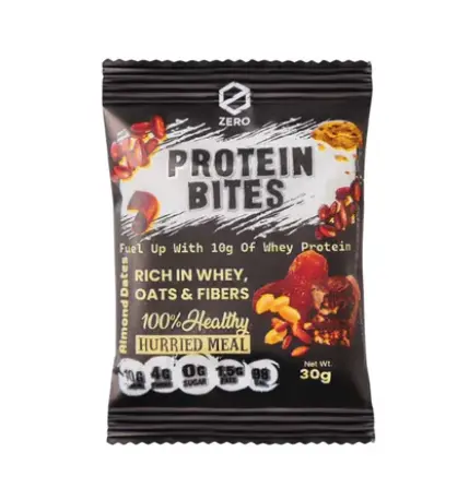 زيرو اللوز بروتين بايتس 10 جم بروتين 