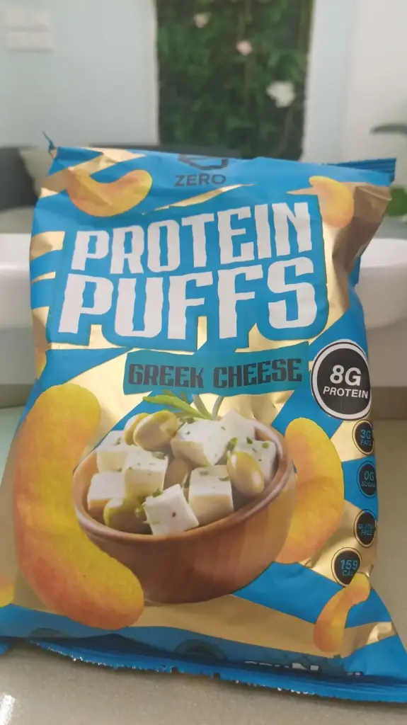 شبس يروتين بالجبنة البيضاء