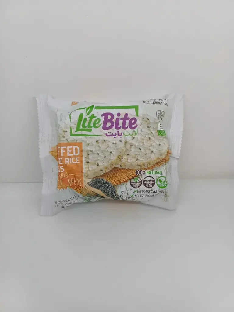 رايس كيك لايت بايت بذور الشيا صغير